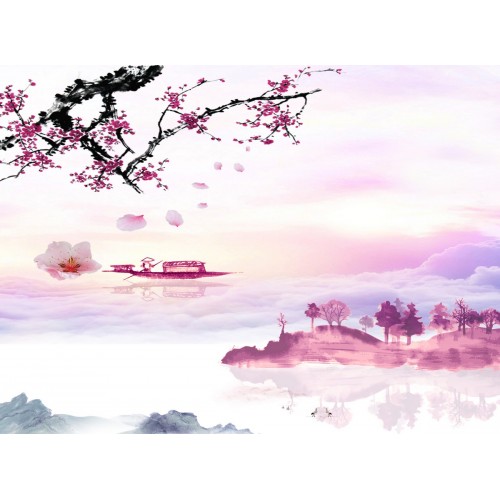 Фреска Акварельные небеса