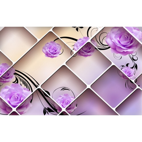 Цветы в зеркалах