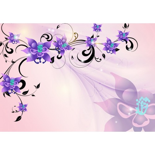 Фреска Цветочное сияние