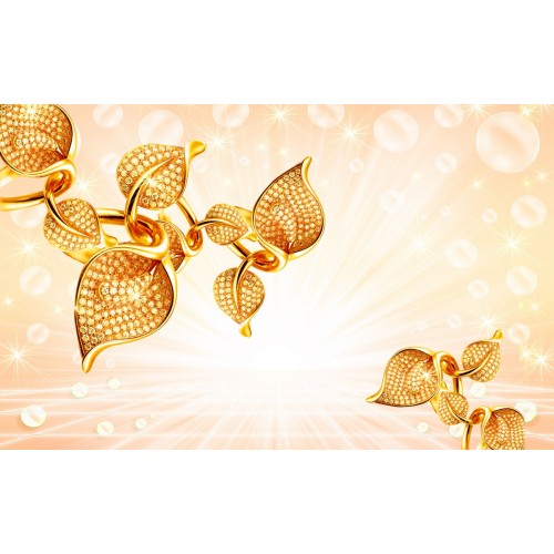 Фреска Золотые каллы