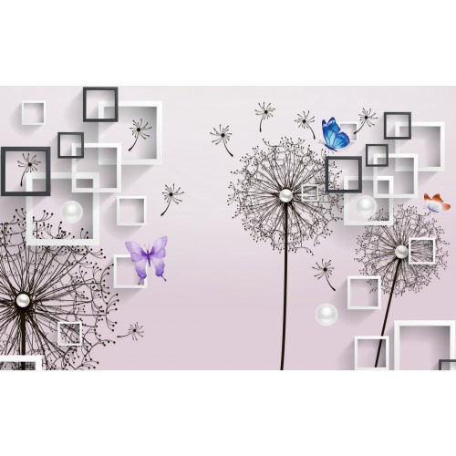 Фреска Цветочное облако