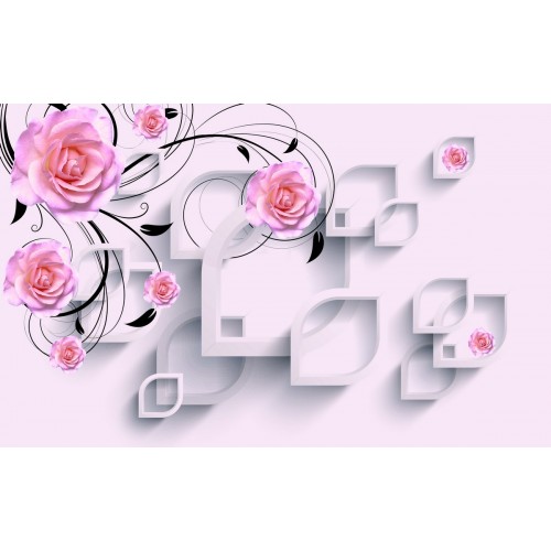 Розовый  букет