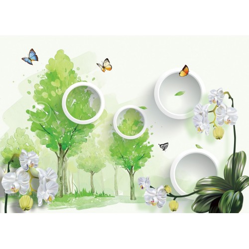 Поляна в акварели