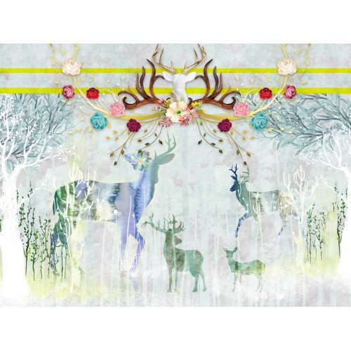 Фреска Волшебники леса