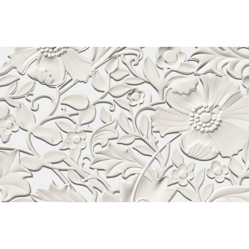 Фреска Цветочный барельеф