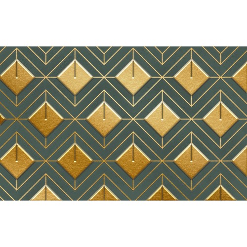 Фреска Бронзовые ромбы