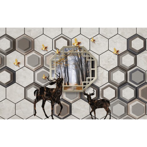 Фреска Зазеркальный лес