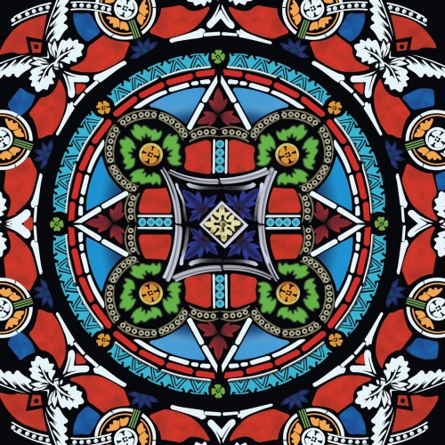 Фреска Яркий калейдоскоп