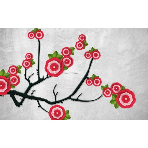 Фреска Цветочная калабарация