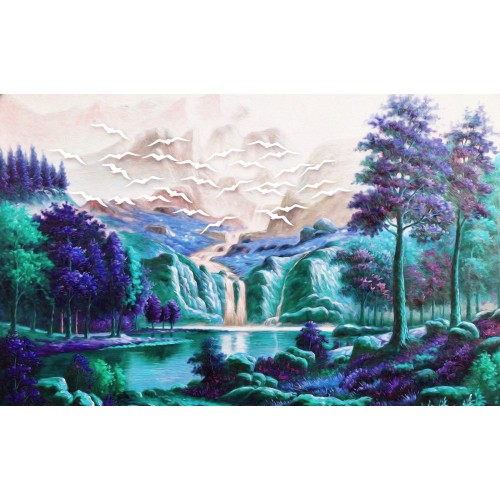 Фиолетовый пейзаж