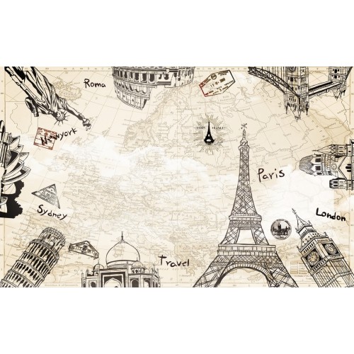 Фреска Кругосветное путешествие