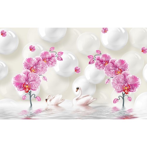 Фреска Свадебные орхидеи