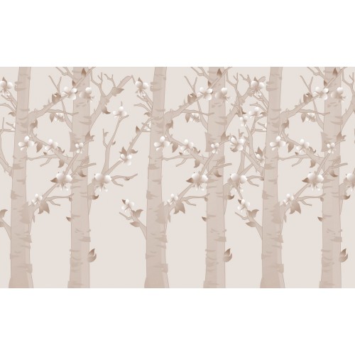 Фреска Волшебный зимний лес