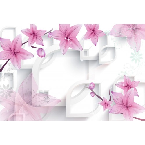 Лилии в графике