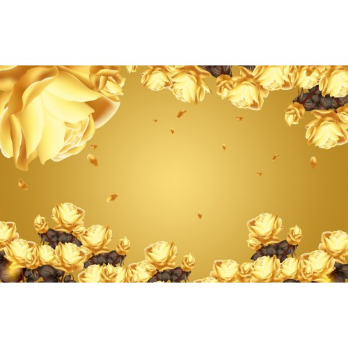 Фреска Янтарные розы