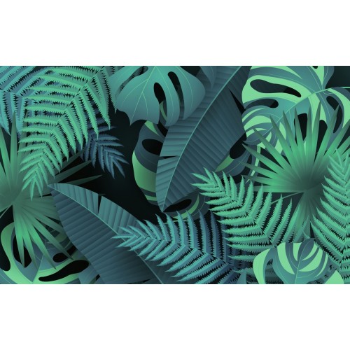 Фреска Тропическая зелень