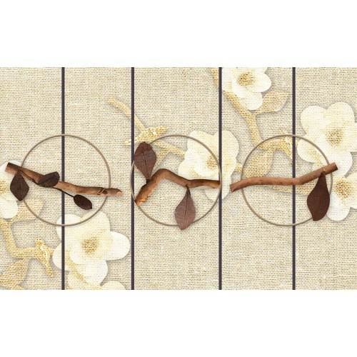 Фреска Весеннее цветущее дерево