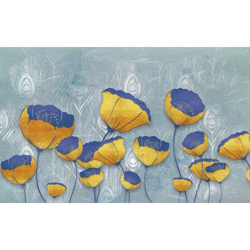 Фреска Маки в морозных узорах