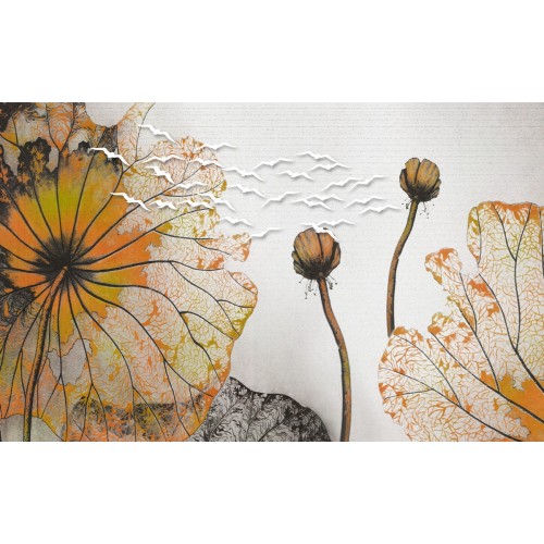 лотосы в водной глади