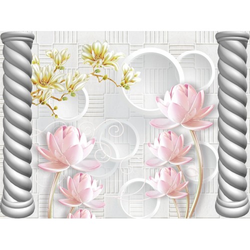 Фреска Королевские лотосы