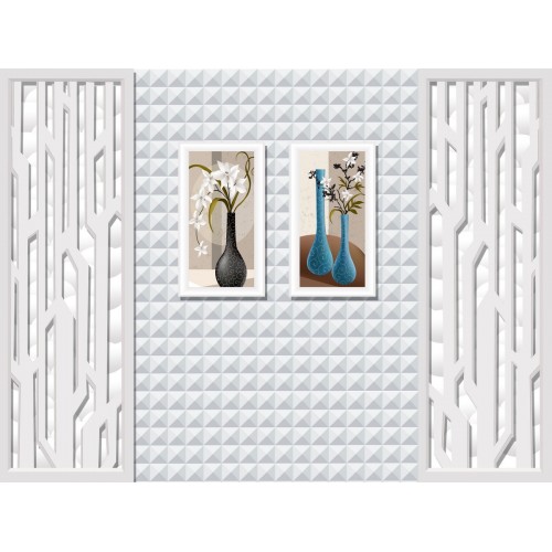 Кувшины с букетами цветов