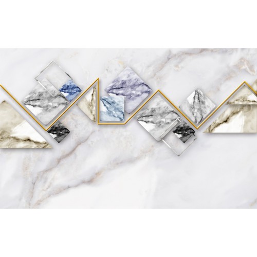 Фреска графический мрамор