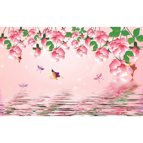 Розовое озеро