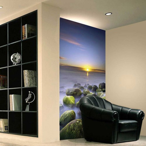 Фотообои Камни у морской волны Антимаркер 1-a-144