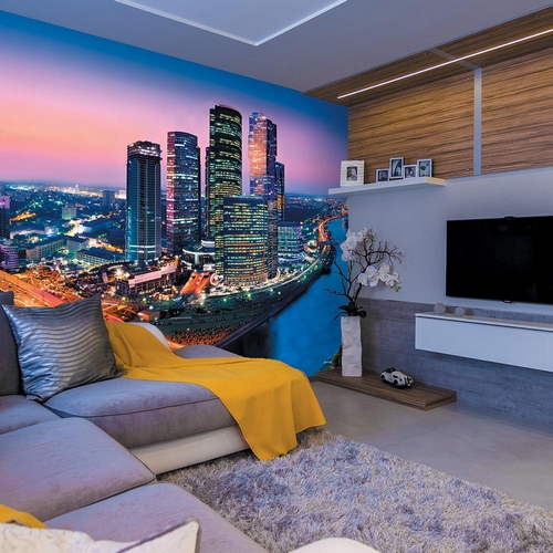 Фотообои Антимаркер ночные небоскребы  6-a-624