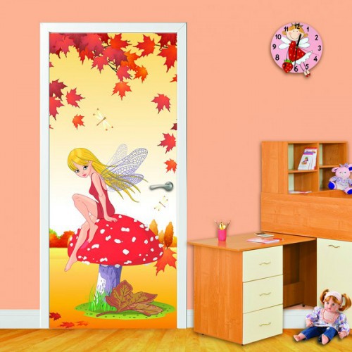 Фотообои Феечка на дверь Антимаркер Door's c-002