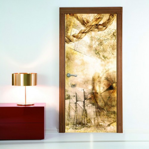 Фотообои Тайна Времени на дверь Антимаркер Door's c-019