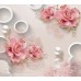Фотообои CityArt "3D Фарфоровые розы", CA3093, 300х270 см
