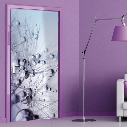 Фотообои капли на ворсинках Doorfix d-039