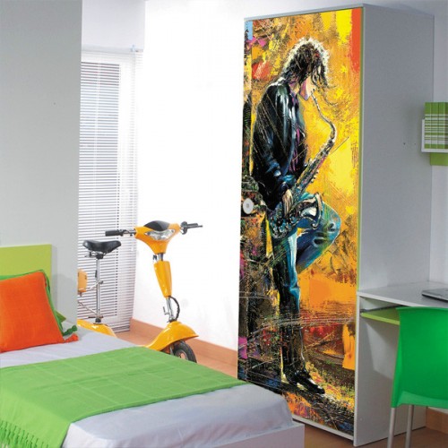 Фотообои саксофонист Doorfix d-050