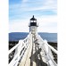 Фотообои CityArt "Белый маяк", CA0248, 200х270 см