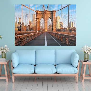 Фотообои CityArt "Бруклинский мост", CA0683, 200х135 см