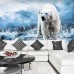 Фотообои CityArt "Медведь во льдах", CA0706, 300х200 см