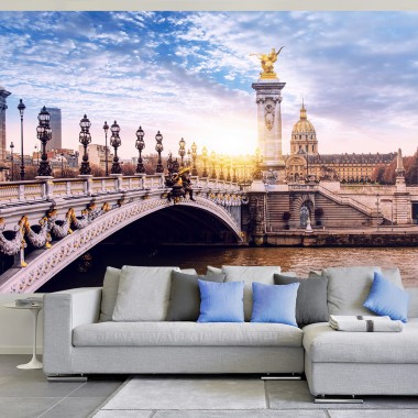 Фотообои CityArt "Александровский мост мира в Париже", CA0797, 300х200 см