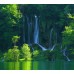 Фотообои CityArt "Лесной водопад", CA5002, 200х180 см