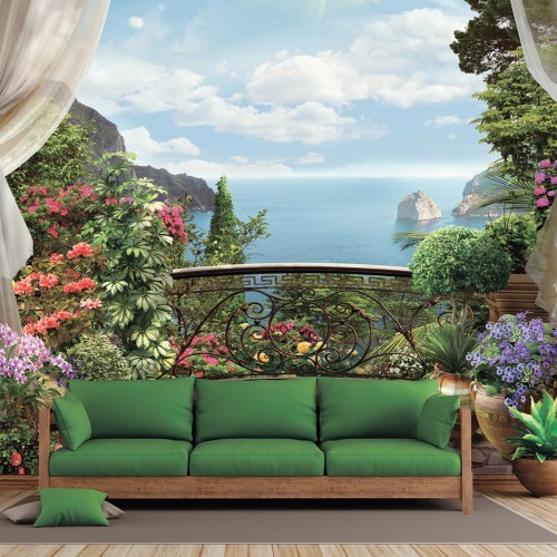 Фотообои Milan (Цветочный балкон), M 3139, 300x270 см