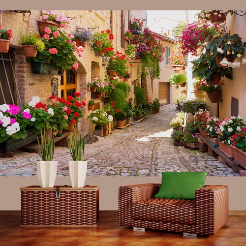 Фотообои Milan (Цветочная улочка), M 7171, 300х200 см