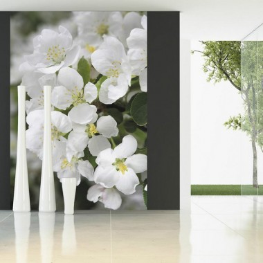 Фотообои Белые цветы Versal v-202