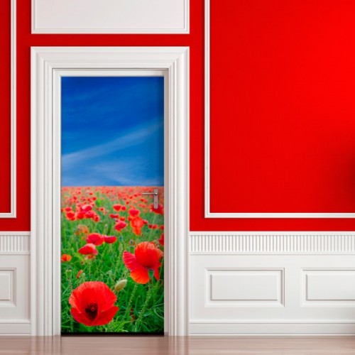 Фотообои Маковая Поляна Wallfix w-006