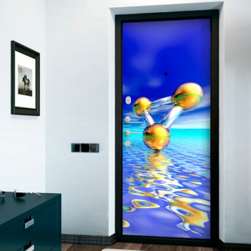 Фотообои молекула Wallfix w-109