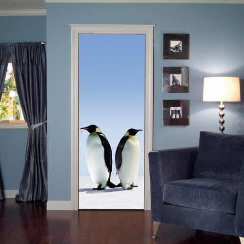 Фотообои два пингвина Wallfix w-113