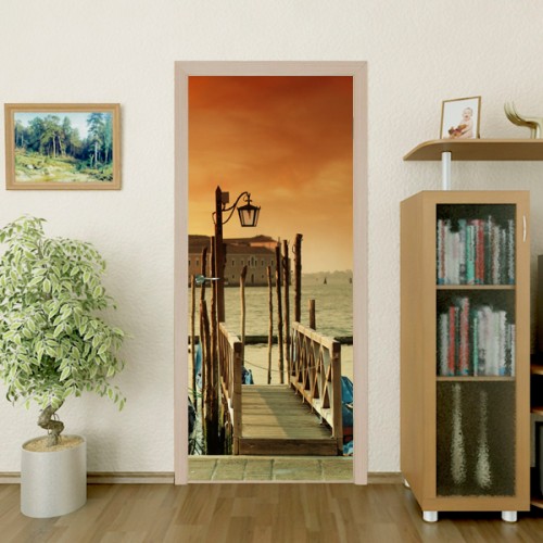 Фотообои причал Wallfix w-122