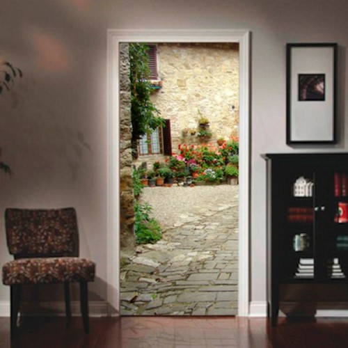 Фотообои цветочная улица Wallfix w-126