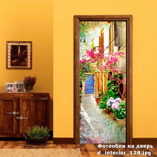 Фотообои цветочный магазинчик Wallfix w-129