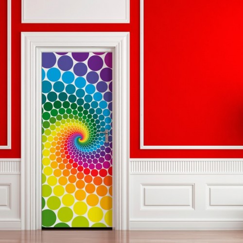 Фотообои радужная спираль Wallfix w-148