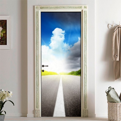 Фотообои облачная дорога Wallfix w-015